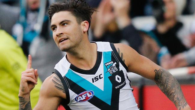 Port needs a genuine crumbing small forward to complement the likes of Chad Wingard. Picture: Getty Images