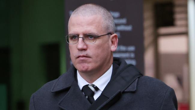 Detective Senior Constable Stephen Eppingstall is the final witness for the Crown. Picture: NewsWire/ David Crosling