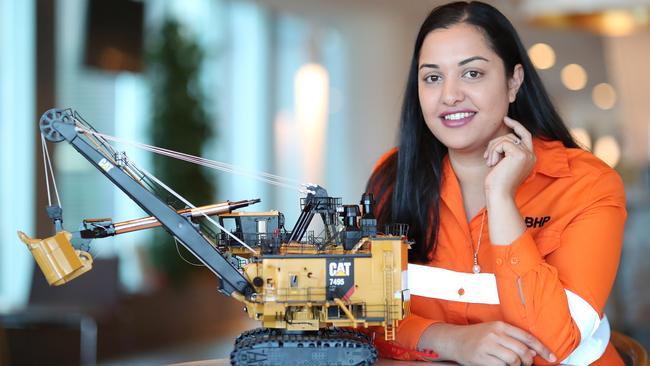 Nyah Teiotu was celebrated as the Queensland Resources Council's exceptional indigenous person of the year. Picture: Peter Wallis