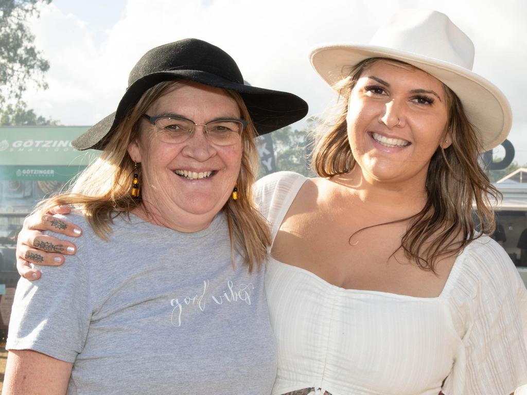 Karen Watson and her daughter, Shari Watson. Meatstock - Music, Barbecue and Camping Festival at Toowoomba Showgrounds.Saturday March 9th, 2024 Picture: Bev Lacey