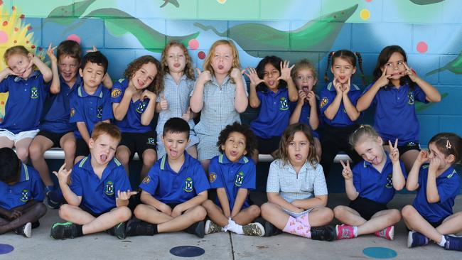 DURACK PRIMARY SCHOOL TR Reeves BACK ROW (L-R): Brooklyn Goulding, Luca Gale, Aaron Heuvel, Reece Day, Indi Lloyd, Harper Goulding, Atarah Geo, Madison Daly- Phelan, Ella Shovelton, Ramani Mullet. FRONT ROW (L-R): Derrick Majindi, Samuel Ryan, Sebastian Merlino, Mushana Chibweza, Jasmine Gawlik, Darcee Watts Picture: Kerry Vincent