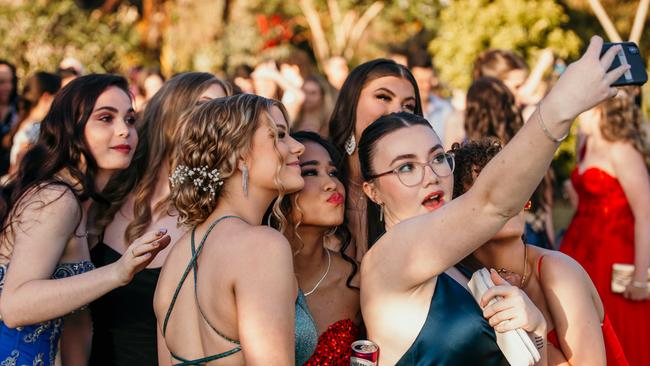 Capturing the memories at the Glasshouse Christian College formal. Picture: Jordan Bull of JBull Photography