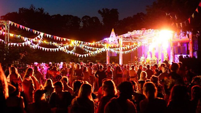 The secret garden music festival in Camden.