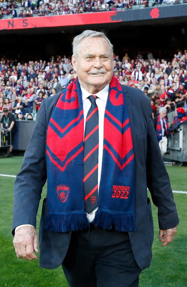 Ron Barassi is Australian rules football’s most iconic name and is set to be honoured by the AFL. Picture: Michael Willson/AFL Photos via Getty Images.