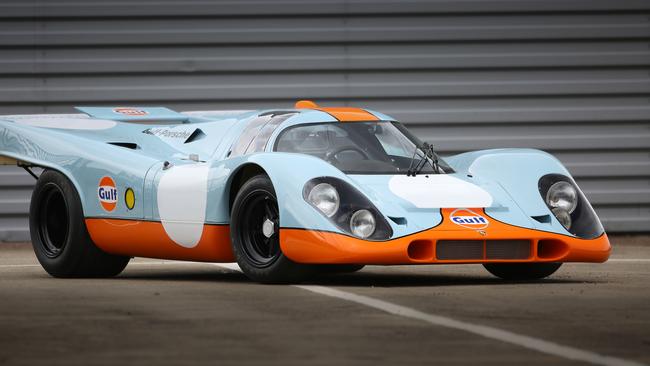 Crowds booed when the auctioneer stopped bids for the 1969 Porsche 917k. Picture: Supplied