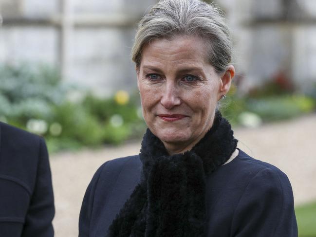 Britain's Sophie, Countess of Wessex as she attends Sunday service at the Royal Chapel of All Saints. Picture: Steve Parsons