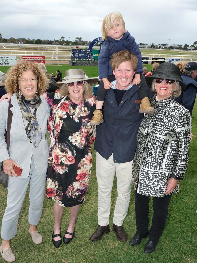 Sandy Heal , Kerrie Standish , Hugh Clarke with Sandy 3 and Janet Clarke Picture: Mark Wilson