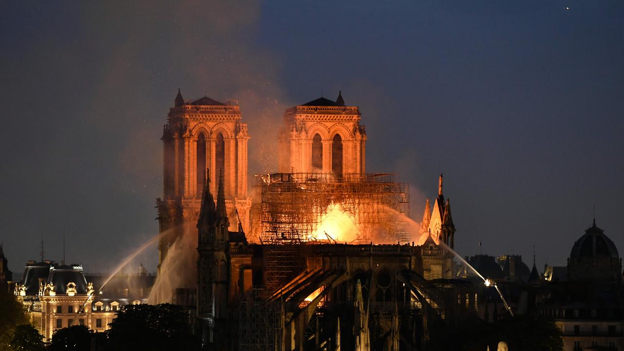 The world knew about the burning of Notre Dame within three minutes. Picture: Bertrand Guay/AFP