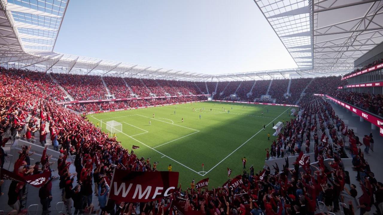 Images of a proposed new A-League stadium in Wyndham in Melbourne, being proposed by the Western Melbourne Group. Supplied