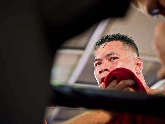 Herman Ene-Purcell fights Willie Nasio for Queensland heavyweight belt at TGW and Smithy Bring The Big Fights 21 at Rumours International, Saturday, November 3, 2018.