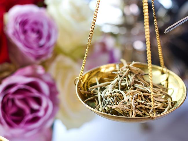 Their Golden Tips Tea Experience, featuring all the usual tea trimmings.