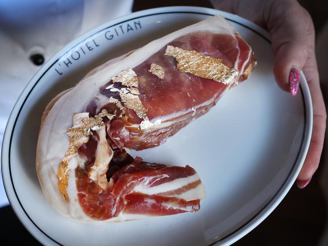 Australia's best (and most expensive) bacon. Brendan Gamze, the maker of the bacon, Gamze Gold.                     Picture: David Caird