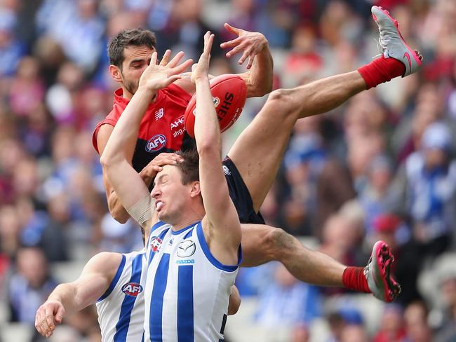 Jeff Garlett had a quiet game, except for this fly.