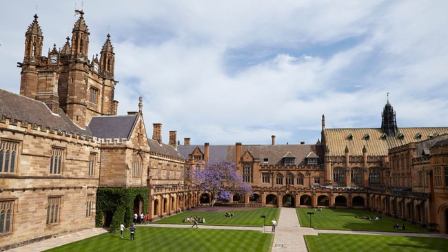 The University of Sydney had the highest-ranked staff.