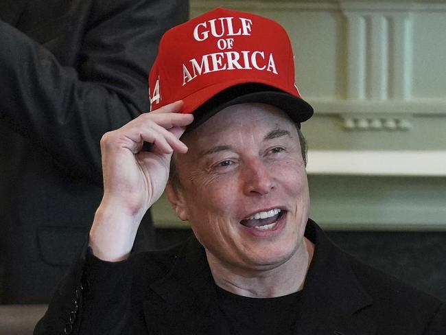 Elon Musk speaks during a cabinet meeting at the White House, Wednesday, April 30, 2025, in Washington. (AP Photo/Evan Vucci)