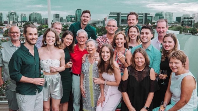 David and Denise (middle) with their family. Picture: Supplied