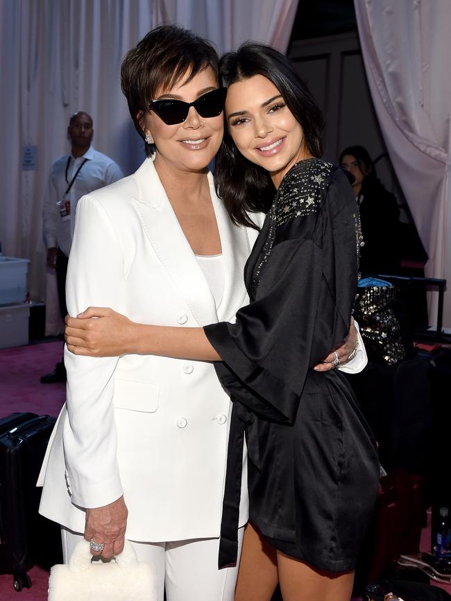 Kris Jenner and Kendall Jenner. Picture: Getty