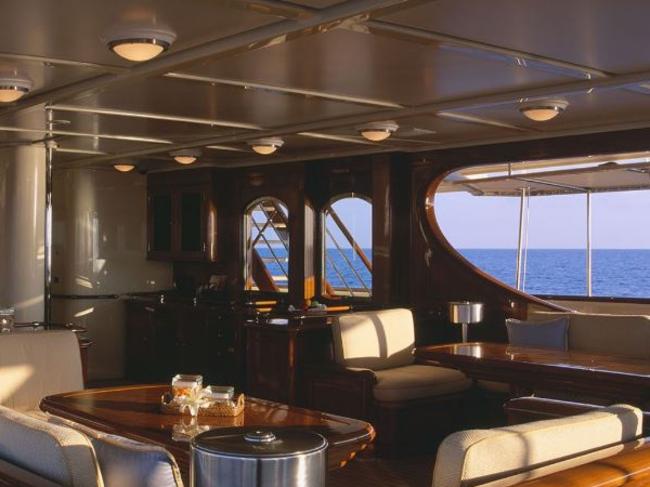 The Athena was built in 2004 and is one of the world’s largest yachts. Picture: Burgess Yachts