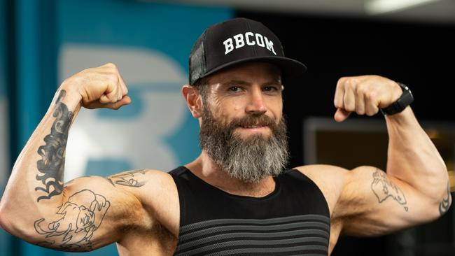 Declan McGovern was told he was too big to start a family with IVF, so the determined dad entered an American weight loss competition to lose weight. Picture: Supplied.