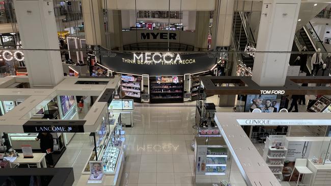 Demand for Mecca’s make-up and cosmetics is surging.