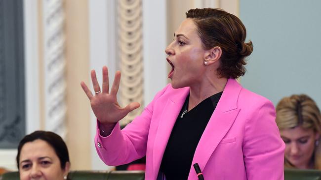 Queensland deputy Premier Jackie Trad said the comment was ‘deeply deeply alarming and personally offensive’. Picture: AAP Image/Dave Hunt