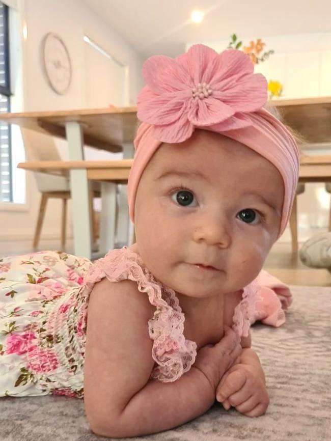 Milah celebrated reaching three-months old on the same day she was crowned SA’s cutest summer baby competition. Picture: Nikki Degabriele