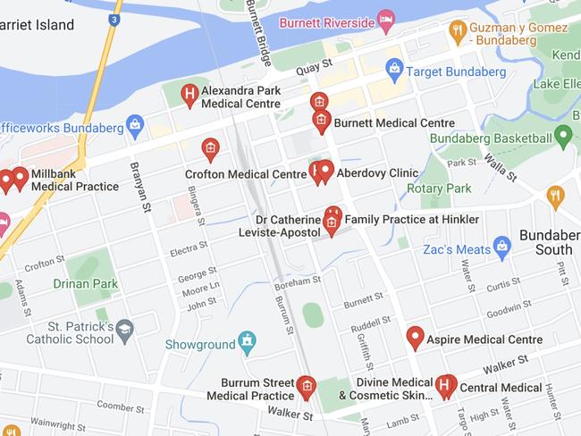 Finding a doctor who bulk bills in the Bundaberg region is pretty tough if you are not a concession card holder. Photo: Google Maps