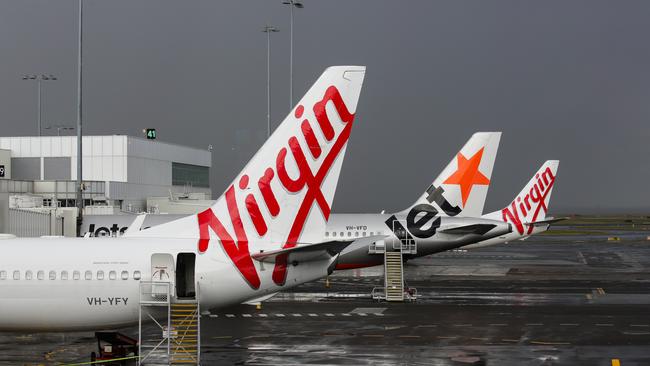 Virgin and Jetstar enjoyed double digit passenger growth in December. Picture: Gaye Gerard