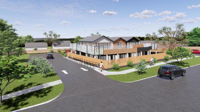 A render of the proposed childcare centre in Mount Evelyn, set to be on the same site as McDonald’s.