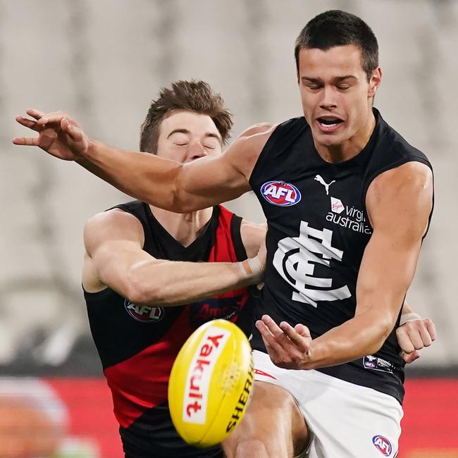 Jack Silvagni could return for the Blues. Picture: AAP Image/Michael Dodge