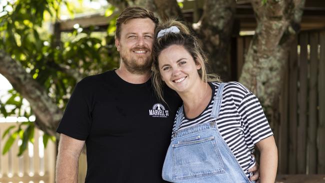 Ben and Ursula Watts. Picture: Mark Cranitch.