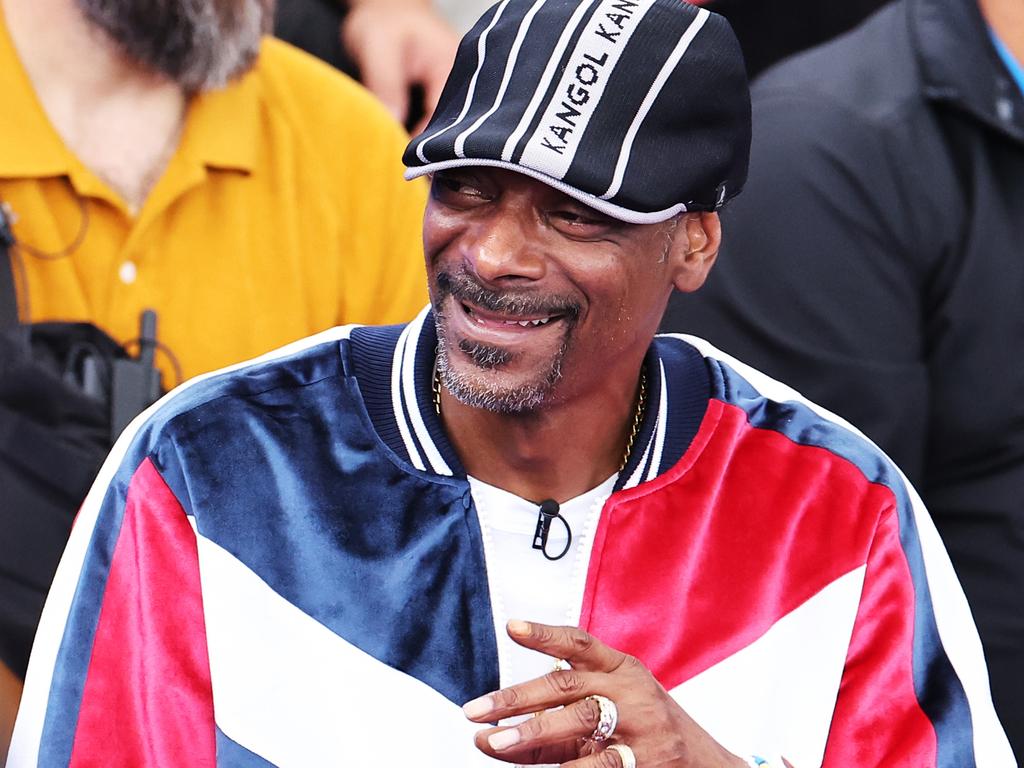 Snoop Dogg at the Breaking Competition on day fourteen of the Olympic Games. Picture: Arturo Holmes/Getty Images