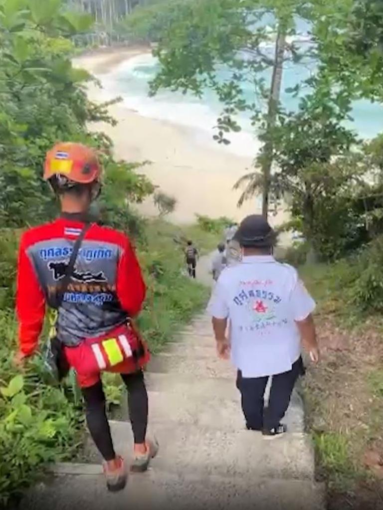The man, reported as a 41-year-old from South Australia, was missing for three days prior to his discovery. Picture: Asia Pacific Press