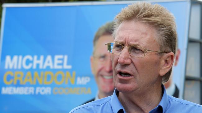 LNP MP Michael Crandon is hoping to win his seat back.