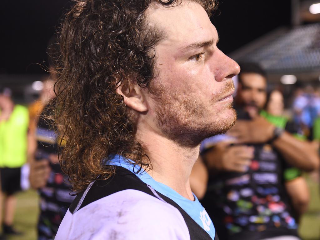 Northern Sharks devastated after being undefeated all season and then losing the NRLNT Grand Final 2022. Picture: (A)manda Parkinson