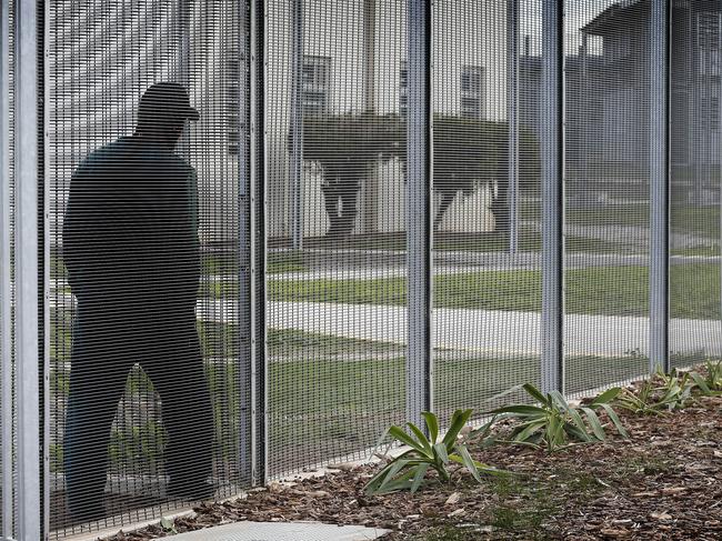 Behind the walls of Port Phillip Prison.  Picture: David Caird