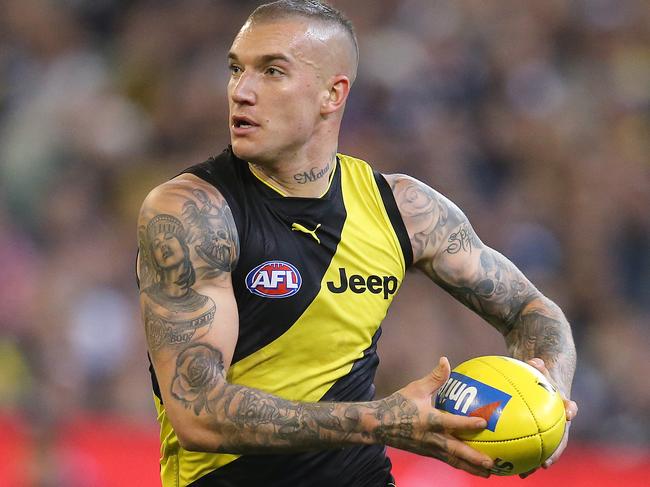 Dustin Martin is back to his barnstorming best. Picture: Michael Klein