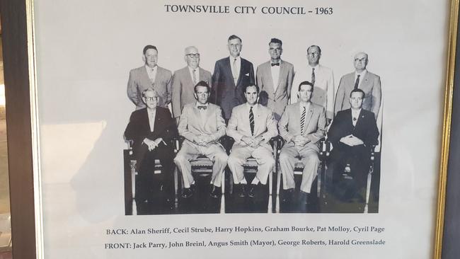 Pat Molloy was an alderman on Townsville City Council in 1963.
