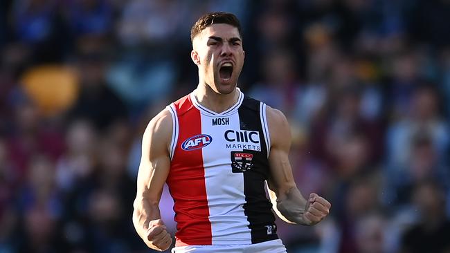 Jade Gresham has moved to Essendon as a free agent after 136 games in eight seasons at St Kilda. Picture: Albert Perez / Getty Images