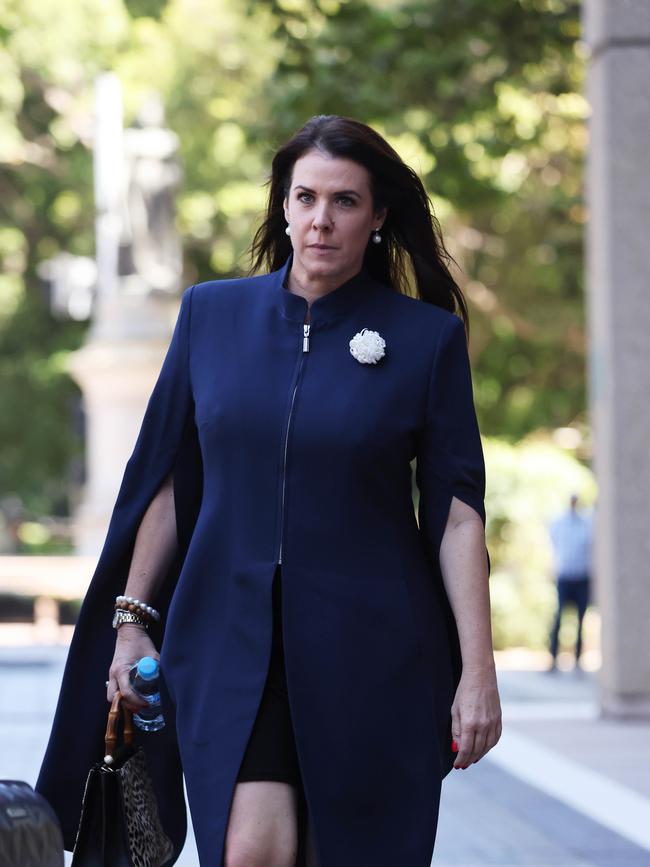 Emma Roberts-Smith leaves the Federal Court after giving evidence against her ex-husband. Picture: NCA NewsWire