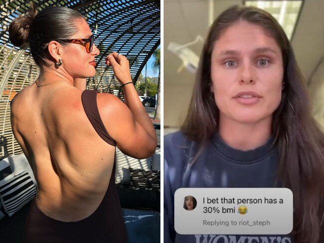 Ilona Maher, one of the most followed athletes at the Olympics, expertly corrects body shamers. Pictures: Instagram