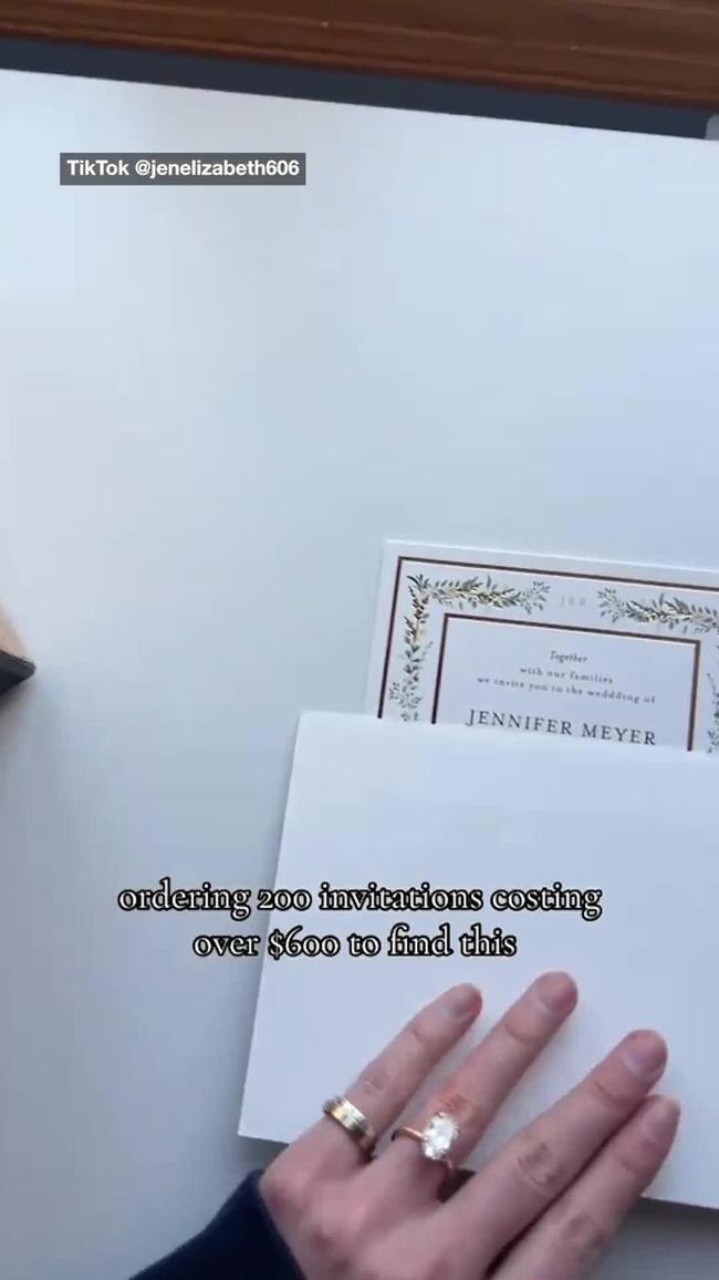 Bride-to-be spends $600 on wedding invitations but finds a typo