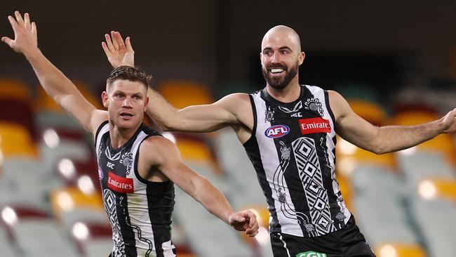 Taylor Adams says teammates support Steele Sidebottom holding a position in the leadership group. Picture: Michael Klein