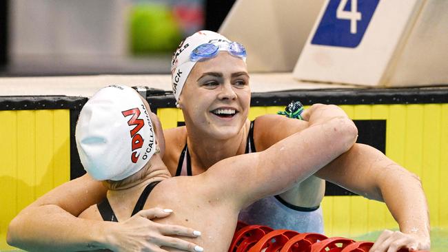 Shayna Jack won the 50m freestyle Australian title. Photo by Brenton Edwards / AFP