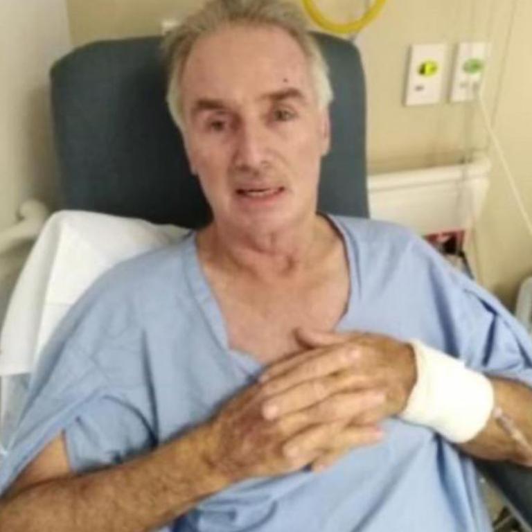 Mr Taylor was rushed to hospital days after a camping trip.