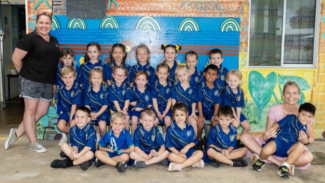 Fitzgerald State School Prep A Back Row: Mrs Narelle Lilley, Penelope, Mabel, Anna, Kinley, Lyla, Abigail, Jace Middle Row: Alex, Maci, Adelynn, Addison, Ellie, Maci, Ashton, Taliyah Front Row: Ged, Archie, Tate, Emily, Niki, Mrs Carolyn Mapes, Otis Picture: Michaela Harlow