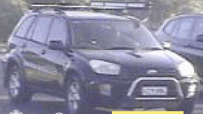 Toyota RAV4 with registration S279BBL stolen by Adelaide Remand Centre escapee Jason Burdon. Picture: SA Police