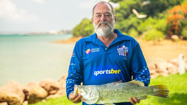 The 14th MDF season 10 barramundi, which was reeled in after swimming 90km from Bynoe Harbour to Buffalo creek, was caught by Alan Carter on October 28, 2024.