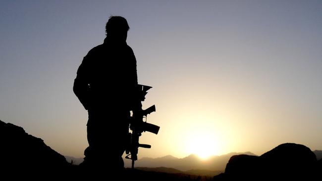 An Australian Special Operations Task Group soldier on duty during the Shah Wali Kot Offensive. Picture: Department of Defence