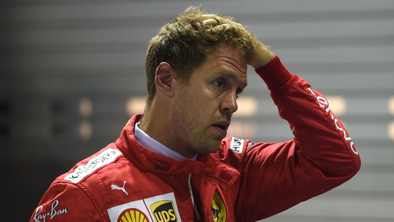 Is Sebastian Vettel really on the nose at Ferrari? Picture: Mohd Rasfan